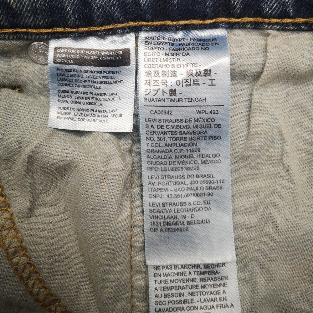 Levi's 505 Men's Size 36/30 Medium Wash Zipper & Button Closure Jeans - Picture 4 of 14